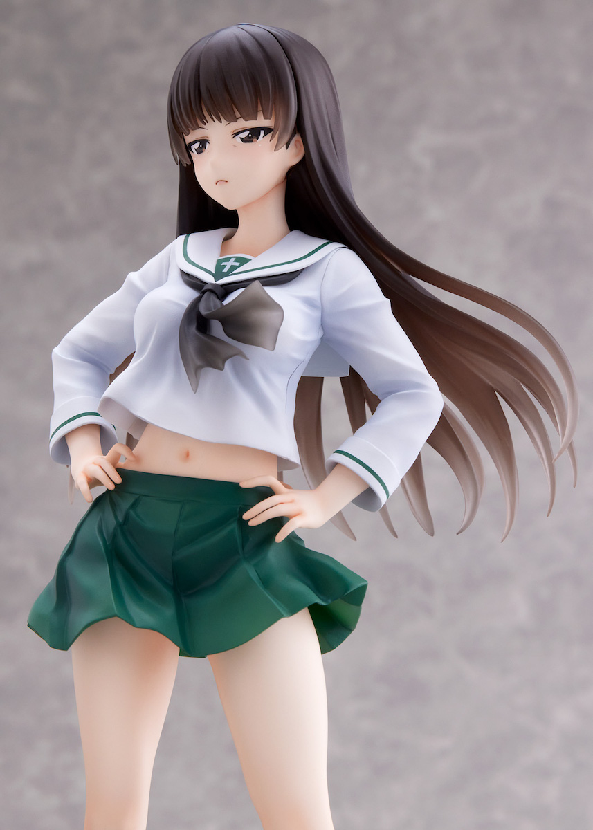 Girls und Panzer Senshadou Daisakusen! - Shiho Nishizumi 1/7 Scale Figure (Oarai Girls High Ver.) image count 7
